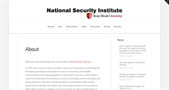 Desktop Screenshot of nationalsecurityinstitute.org