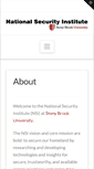 Mobile Screenshot of nationalsecurityinstitute.org